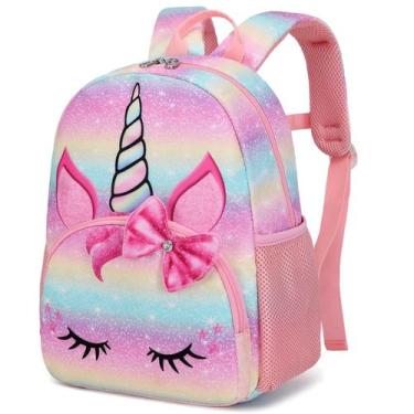 Imagem de Mochila Infantil Octsky Unicórnio Impermeável - Para Crianças Acima de