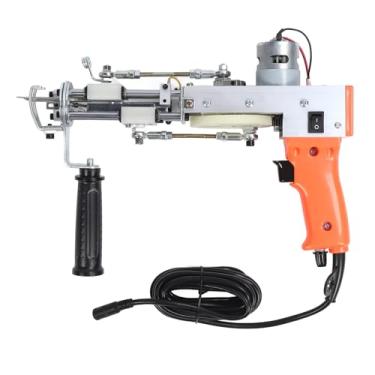 Imagem de Kit de Partida de Tufting Tapete, 40 Pontos por Seg Electric 100−240V Rapet Making Kit Cut and Loop Pilha Com Aparador Carpetes para Iniciantes (Plugue da UE)