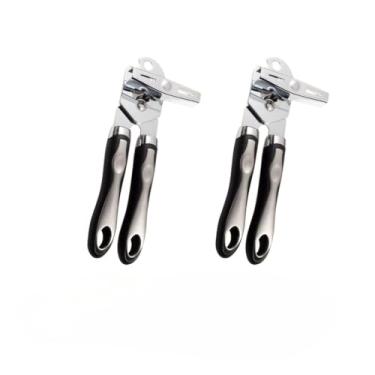 Imagem de Abridor Lata Garrafa Profissional Aço Inox com Manivela(2 PCS)
