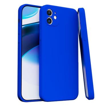Imagem de Capa Case Capinha Para iPhone 11 Silicone Aveludada Com Forro aveludado Premium (AZUL ROYAL)