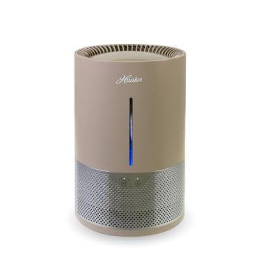 Imagem de HHE150 HHE150 Umidificador evaporativo Hunter Aspire 4.8L com filtro PermaWick (4,8 L) – Remove contaminantes e poeira branca para limpar névoa e ar – umidificador médio para casa, quarto ou dormitório – Taupe