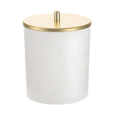 Imagem de Lixeira Cesto De Lixo 5 Litros Com Tampa Banheiro Cozinha - Arthi