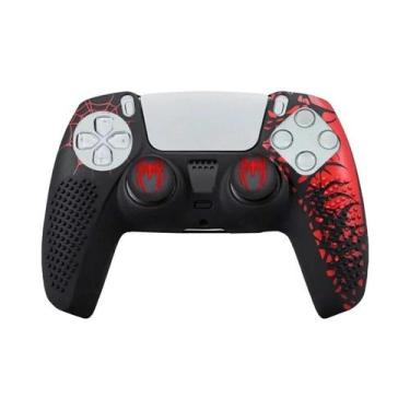 Imagem de Capa De Silicone Antiderrapante Para Controle PS5 Com Grip De Borracha