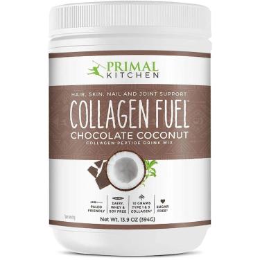 Imagem de Mistura de bebida de peptídeo de colágeno Primal Kitchen Collagen Fuel 394g-Unissex