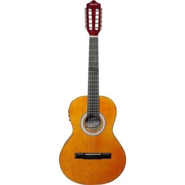 Imagem de Viola Eletroacústica VS14EQ com 10 Cordas em Cinco Pares Amadeirado Giannini