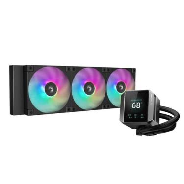 Imagem de Water cooler deepcool antileak argb mystique 360 preto