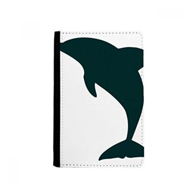 Imagem de Blue Ocean Docile Lindo porta-passaporte de golfinho Notecase Burse carteira porta-cartões