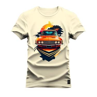 Imagem de Camiseta Premium Estampada Algodão 30.1  Car Muscle Sol - Nexstar