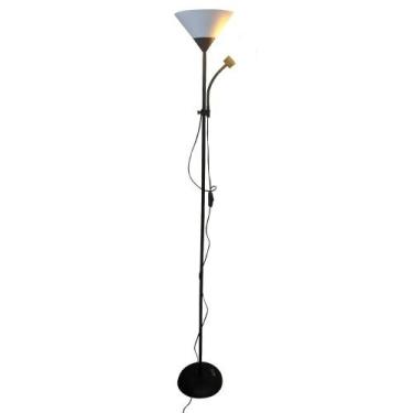 Imagem de Luminaria Chao Abajur Duo Floor Articulada Pedestal Lustre Metal Colun