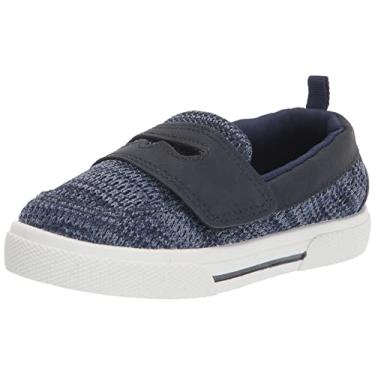 Imagem de Carter's Sapato náutico masculino Perseus, Azul marino, 17
