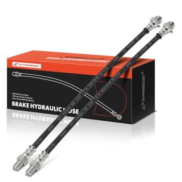 Imagem de A-Premium Mangueira hidráulica de freio compatível com modelos selecionados Chevrolet, GMC, Checker, Desoto, Nash, Packard e Pontiac - Bel Air, Truck, EC280, A2, Taxicab, S-7, LaFayette, FF350,