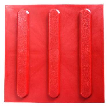 Imagem de Piso Tátil PVC Argamassado Direcional - Argatátil 10mm - 10Peças - TB 