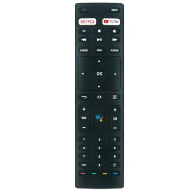 Imagem de RM-C3329 Controle remoto de voz de substituição compatível com Konka 4K UHD Android Smart TV 65U55A 75U55A 55Q75A 43U55A 32H31A 40H33A 50Q75A 50U55A 65Q75A 55U55A 75Q75A