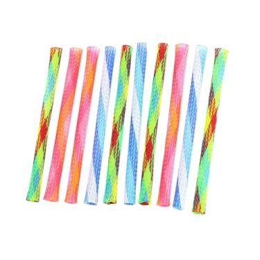 Imagem de Mola dobrável, brinquedo pulando gato multicolorido tubo de mola divertido brinquedos para pet ação interativos exercício caçador interativo gatinho livremente dobrável