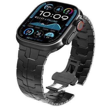 Imagem de Pulseira de Titânio WINGLE para Apple Watch Ultra 2 (49mm) - Preta