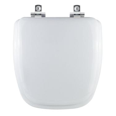 Imagem de Tampa De Vaso Almofadado Soft Close City Branco Para Bacia Celite