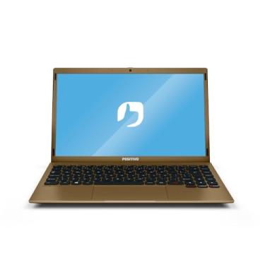 Imagem de Notebook Positivo Motion Gold_Q4128CI-1 Intel® Atom® Quad Core™ Linux 4GB 128GB 14,1'' - dourado