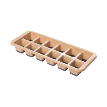 Imagem de Forma Gelo Fundo Silicone 12 Cubos Flexível Papinha Drinks - PLASUTIL