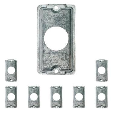 Imagem de 8 Placa Condulete 3/4 Alumínio Sieg Para Tomada Redonda