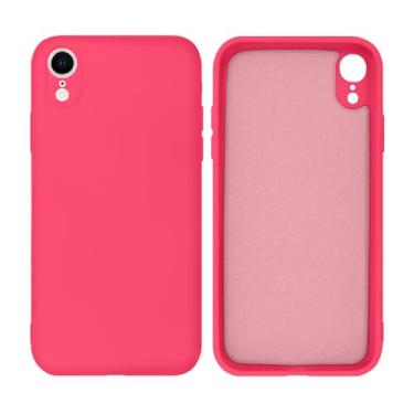 Imagem de Capinha Celular para iPhone XR Com Proteção de Câmera em Silicone com Interior Aveludado