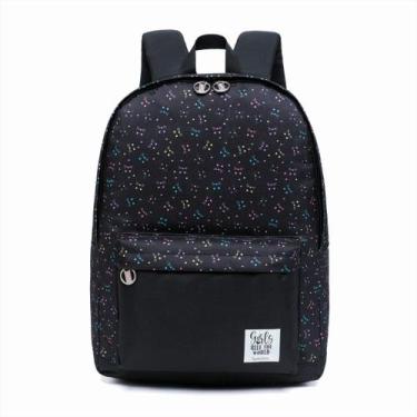 Imagem de Mochila Escolar Juvenil Feminina Espaçosa Resistente - Spector