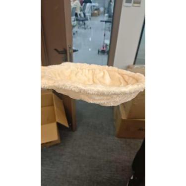 Imagem de Prateleiras de parede 5 em 1 para gatos (madeira natural + veludo + sisal), carga máxima de 20 kg, móveis para gatos montados na parede para alpinistas, sistema de escalada de gatos de madeira para