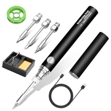 Imagem de Kit de reparo de piso de madeira laminada - Ferramenta de derretimento de cera - Inclui enchimento de cera dura, caneta marcador - Preto