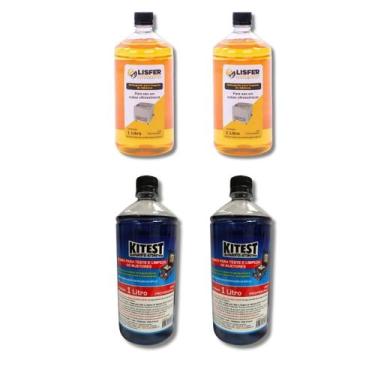 Imagem de Kit Com 2 Fluidos E 2 Detergentes Para Test/ E Limpeza Injetores 1 Lit