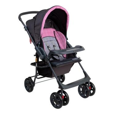 Imagem de Carrinho de bebê Topázio para passeio reclinável com 5 posições, cabo 