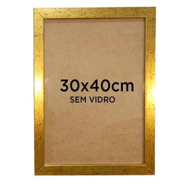 Imagem de Moldura Para Quadro Decorativo 30x40cm Sem Vidro - Várias Cores - TaCo