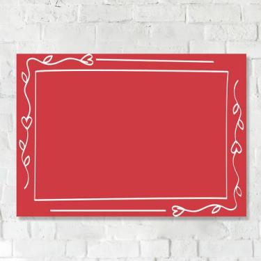 Imagem de Lousa Magnética Imã Love Red - TACOLADO PAPEL DE PAREDE, 29,7 x 21cm +