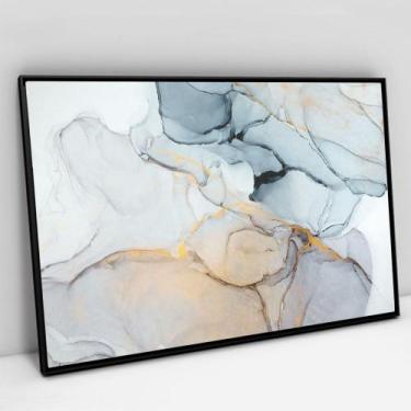 Imagem de Quadro Decorativo Abstrato Mármore Neutro em tela Canvas - TaColado, 6
