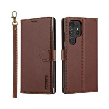 Imagem de Capa De Couro Magnética Samsung Galaxy Para S26 S25 Edge S24 Ultra S23