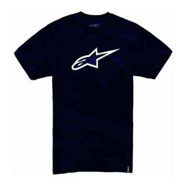 Imagem de Camiseta Alpinestars Ageless Classic Azul Mari Branca Origin