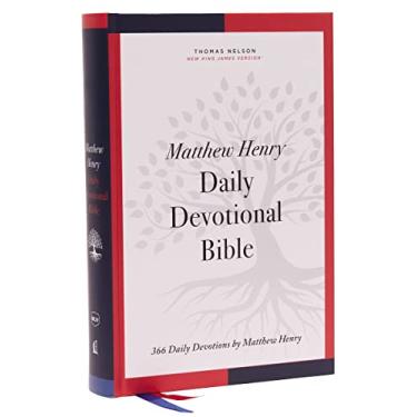 Imagem de Nkjv, Matthew Henry Daily Devotional Bible, Hardcover, Red Letter, Thumb Indexed, Comfort Print: 366 Daily Devotions by Matthew Henry