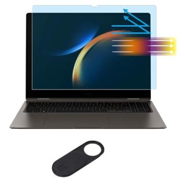 Imagem de Protetor de tela de proteção ocular para laptop Samsung Galaxy Book5 Pro 360 e Galaxy Book5 Pro e Galaxy Book4 Edge e Galaxy Book4/3 Ultra e Galaxy Book4 Pro de 16 polegadas, filtro UV antirreflexo da