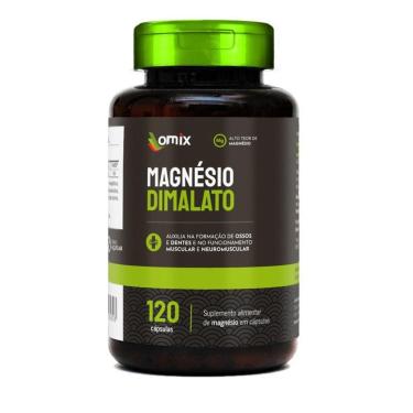 Imagem de Magnésio Dimalato - 120 cápsulas - Omix-Unissex