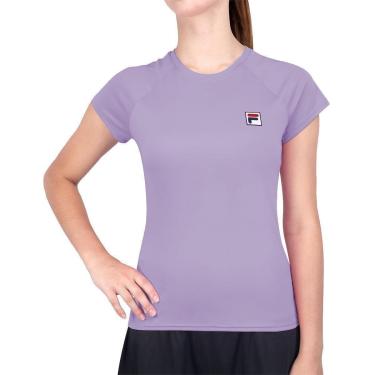 Imagem de Camiseta Fila Tennis Basic Lilás-Feminino