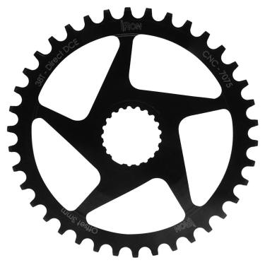 Imagem de Coroa Bicicleta Iron Direct Dce 38t Offset 3mm Shimano Preto-Unissex