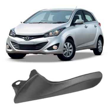 Imagem de Maçaneta Interna Gatilho Grafite Esq Hb20 2012 2013 2014 - Universal A