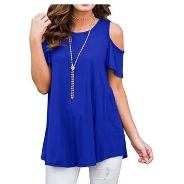Imagem de Blusa Bata Ombro Vazado  Soltinha Malha Viscolycra Veste Legging BL 05