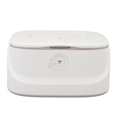 Imagem de Aquecedor de Lenços Umedecidos para Bebês com Luz Noturna, Dispensador de Lenços Umedecidos para Bebês, Caixa Recipiente para Lenços Umedecidos com Temperatura Ajustável