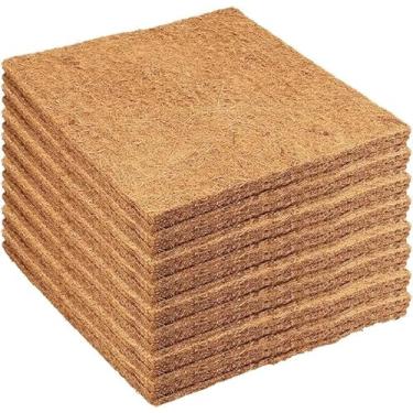 Imagem de Joen Almofadas de assentamento de galinhas 33 x 33 cm para galinhas, serve na maioria das caixas de ninho, forros de galinheiro (pacote com 10)