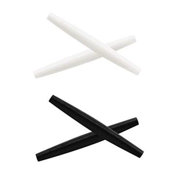 Imagem de Galvanic Meias de substituição para óculos de sol Oakley Crosshair S - Várias opções, Branco + Preto - Pacote Combo, 0