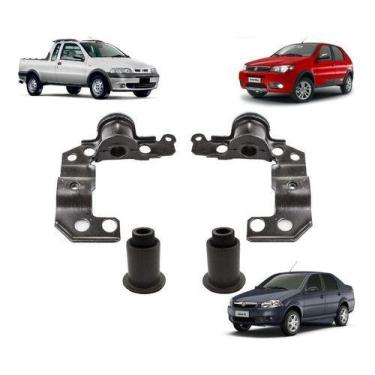 Imagem de 4 Bucha Da Bandeja Balança Strada Palio Siena 2001 Ate 2005 - Grazzime