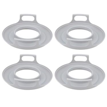 Imagem de Bandeja de Transporte Fresco de Microondas 4pcs Com Alça, Bandeja de Caddy de Resfriamento de Repercussão para Pratos e Comida Quente, Bordas Elevadas, Lavadora de Louça de
