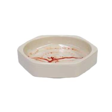 Imagem de FSE Prato 6602GD, 10 cm, 85 g, resistente à quebra, pode ser lavado na lava-louças, sem BPA, melamina, orquídea dourada, NSF, pacote com 12