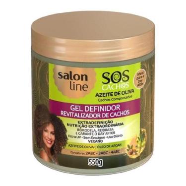 Imagem de Salon Line Gel 550G Revitalizador Azeite De Oliva Sos
