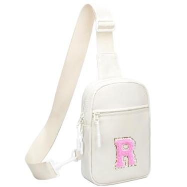 Imagem de KKXIU Presentes para meninas de 6, 7, 8, 9, 10, 11 e 12 anos, bolsa tiracolo moderna para adolescentes, Bege, R