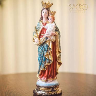 Imagem de Imagem Nossa Senhora Auxiliadora 30cm Resina Importada - Sacro